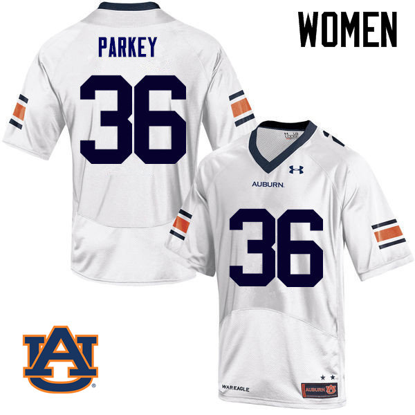 Women Auburn Tigers #36 Cody Parkey College Football Jerseys Sale-White
